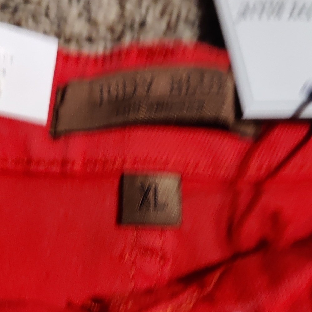 Red Woman's Shorts By Judy Blue - Picture 4 of 5